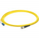 AddOn 40m LC (Male) to ST (Male) Straight Yellow OS2 Simplex Plenum Fiber Patch Cable - 131.20 ft Fiber Optic Network Cable for Network Device - First End: 1 x LC Male Network - Second End: 1 x ST Male Network - Patch Cable - Plenum - 9/125 &micro;m -
