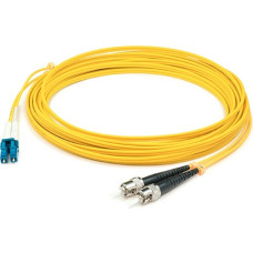 AddOn Fiber Optic Duplex Patch Network Cable - 108.26 ft Fiber Optic Network Cable for Network Device - First End: 2 x LC Male Network - Second End: 2 x ST Male Network - Patch Cable - OFNR - 9/125 &micro;m - Yellow - 1 Pack ADD-ST-LC-33M9SMF
