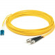 AddOn 13m LC (Male) to ST (Male) Straight Yellow OS2 Duplex Plenum Fiber Patch Cable - 42.70 ft Fiber Optic Network Cable for Network Device - First End: 2 x LC Male Network - Second End: 2 x ST Male Network - Patch Cable - Plenum - 9/125 &micro;m - Y