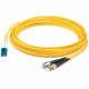 AddOn Fiber Optic Duplex Patch Network Cable - 9.84 ft Fiber Optic Network Cable for Network Device, Transceiver - First End: 2 x LC Male Network - Second End: 2 x ST Male Network - 12.50 GB/s - Patch Cable - 50 &micro;m - Yellow - 1 Pack ADD-ST-LC-3M