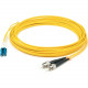 AddOn 42m LC (Male) to ST (Male) Straight Yellow OS2 Duplex LSZH Fiber Patch Cable - 137.79 ft Fiber Optic Network Cable for Network Device - First End: 2 x LC Male Network - Second End: 2 x ST Male Network - Patch Cable - LSZH - 9/125 &micro;m - Yell