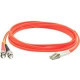 AddOn 20m LC (Male) to ST (Male) Orange OM1 Duplex Fiber OFNR (Riser-Rated) Patch Cable - 100% compatible and guaranteed to work - TAA Compliance ADD-ST-LC-20M6MMF