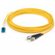 AddOn 58m LC (Male) to ST (Male) Straight Yellow OS2 Duplex Plenum Fiber Patch Cable - 190.29 ft Fiber Optic Network Cable for Network Device - First End: 2 x LC Male Network - Second End: 2 x ST Male Network - Patch Cable - Plenum - 9/125 &micro;m - 