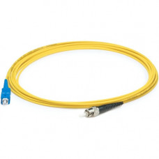 AddOn 48m SC (Male) to ST (Male) Straight Yellow OS2 Simplex Plenum Fiber Patch Cable - 157.48 ft Fiber Optic Network Cable for Network Device - First End: 1 x SC Male Network - Second End: 1 x ST Male Network - Patch Cable - Plenum - 9/125 &micro;m -