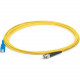 AddOn 1m SC (Male) to ST (Male) Straight Yellow OS2 Simplex Plenum Fiber Patch Cable - 3.28 ft Fiber Optic Network Cable for Network Device - First End: 1 x SC Male Network - Second End: 1 x ST Male Network - Patch Cable - Plenum - 9/125 &micro;m - Ye
