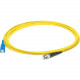 AddOn 47m SC (Male) to ST (Male) Straight Yellow OS2 Simplex Plenum Fiber Patch Cable - 154.20 ft Fiber Optic Network Cable for Network Device - First End: 1 x SC Male Network - Second End: 1 x ST Male Network - Patch Cable - Plenum - 9/125 &micro;m -