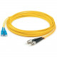 AddOn Fiber Optic Duplex Patch Network Cable - 68.90 ft Fiber Optic Network Cable for Network Device - First End: 2 x SC Male Network - Second End: 2 x ST Male Network - Patch Cable - OFNR - 9/125 &micro;m - Yellow - 1 ADD-ST-SC-21M9SMF