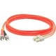 AddOn 4m SC (Male) to ST (Male) Orange OM1 Duplex Fiber OFNR (Riser-Rated) Patch Cable - 100% compatible and guaranteed to work - TAA Compliance ADD-ST-SC-4M6MMF