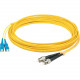 AddOn 3m SC (Male) to ST (Male) Straight Yellow OS2 Duplex Plenum Fiber Patch Cable - 9.84 ft Fiber Optic Network Cable for Network Device - First End: 2 x SC/UPC Male Network - Second End: 2 x ST/UPC Male Network - Patch Cable - Plenum, OFNP - 9/125 &