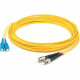 AddOn Fiber Optic Duplex Patch Network Cable - 154.20 ft Fiber Optic Network Cable for Network Device - First End: 2 x SC Male Network - Second End: 2 x ST Male Network - Patch Cable - OFNR - 9/125 &micro;m - Yellow - 1 ADD-ST-SC-47M9SMF