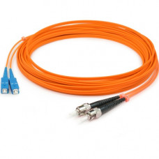 AddOn 9m SC (Male) to ST (Male) Orange OM1 Duplex Fiber OFNR (Riser-Rated) Patch Cable - 100% compatible and guaranteed to work ADD-ST-SC-9M6MMF