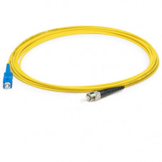 AddOn 74m SC (Male) to ST (Male) Straight Yellow OS2 Simplex Plenum Fiber Patch Cable - 242.78 ft Fiber Optic Network Cable for Network Device - First End: 1 x SC Male Network - Second End: 1 x ST Male Network - Patch Cable - Plenum - 9/125 &micro;m -