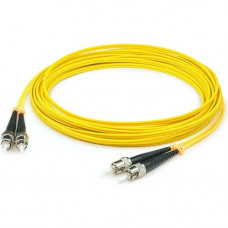 AddOn 59m LC (Male) to ST (Male) Straight Yellow OS2 Duplex Plenum Fiber Patch Cable - 193.57 ft Fiber Optic Network Cable for Network Device - First End: 2 x LC Male Network - Second End: 2 x ST Male Network - Patch Cable - Plenum - 9/125 &micro;m - 