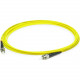 AddOn 90m ST (Male) to ST (Male) Straight Yellow OS2 Simplex Plenum Fiber Patch Cable - 295.28 ft Fiber Optic Network Cable for Network Device - First End: 1 x ST Male Network - Second End: 1 x ST Male Network - Patch Cable - Plenum - 9/125 &micro;m -