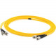 AddOn 2m ST (Male) to ST (Male) Yellow OS1 Simplex Fiber OFNR (Riser-Rated) Patch Cable - 100% compatible and guaranteed to work - TAA Compliance ADD-ST-ST-2MS9SMF