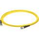 AddOn 90m ST (Male) to ST (Male) Straight Yellow OS2 Simplex LSZH Fiber Patch Cable - 295.28 ft Fiber Optic Network Cable for Network Device - First End: 1 x ST Male Network - Second End: 1 x ST Male Network - Patch Cable - LSZH - 9/125 &micro;m - Yel