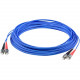 AddOn 3m ST (Male) to ST (Male) Blue OM1 Duplex Plenum-Rated Fiber Patch Cable - 9.84 ft Fiber Optic Network Cable for Transceiver, Network Device - First End: 2 x ST Male Network - Second End: 2 x ST Male Network - 10 Gbit/s - Patch Cable - Plenum - 62.5