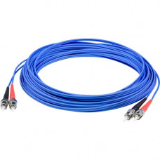 AddOn 5m ST (Male) to ST (Male) Blue OM1 Duplex OFNR (Riser-rated) Patch Cable - 16.40 ft Fiber Optic Network Cable for Network Device, Transceiver - First End: 2 x ST/PC Male Network - Second End: 2 x ST/PC Male Network - 10 Gbit/s - Patch Cable - Riser,