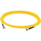 AddOn 6m ST (Male) to ST (Male) Yellow OS1 Simplex Fiber OFNR (Riser-Rated) Patch Cable - 100% compatible and guaranteed to work ADD-ST-ST-6MS9SMF