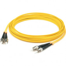 AddOn 91m ST (Male) to ST (Male) Straight Yellow OS2 Duplex Plenum Fiber Patch Cable - 298.56 ft Fiber Optic Network Cable for Network Device - First End: 2 x ST Male Network - Second End: 2 x ST Male Network - Patch Cable - Plenum - 9/125 &micro;m - 