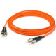 AddOn 10m ST (Male) to ST (Male) Orange OM2 Duplex Fiber OFNR (Riser-Rated) Patch Cable - 100% compatible and guaranteed to work ADDSTST10M5OM2