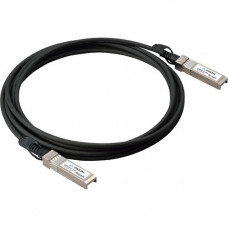 Axiom Twinaxial Network Cable - 9.84 ft Twinaxial Network Cable for Network Device, Router, Switch - First End: 1 x SFP+ Male Network - Second End: 1 x SFP+ Male Network - 1.25 GB/s - Black DAC10G-3M-AX