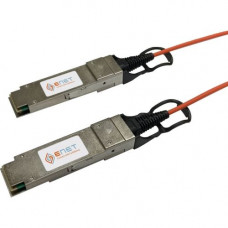 Enet Components Arista Compatible AOC-Q-Q-40G-20M Functionally Identical 40G QSFP+ to QSFP+ Active Optical Cable (AOC) Assembly 20 Meter - Programmed, Tested, and Supported in the USA, Lifetime Warranty" AOC-Q-Q-40G-20M-ENC