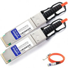 AddOn Dell Compatible TAA Compliant 40GBase-AOC QSFP+ to QSFP+ Active Optical Cable (850nm, MMF, 30m) - 100% application tested and guaranteed to work - TAA Compliance AOC-QSFP-40G-30M-AO