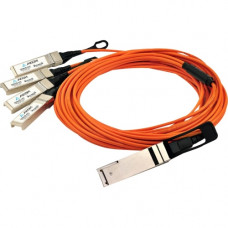 Axiom QSFP+ to 4 SFP+ Active Optical Cable 1m - 3.28 ft Fiber Optic Network Cable for Network Device - First End: 1 x QSFP+ Male Network - Second End: 4 x SFP+ Male Network AOCQS40G1M-AX