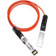 Axiom Active Optical SFP+ Cable Assembly 7m - 22.97 ft Fiber Optic Network Cable for Network Device - First End: 1 x SFP+ Network - Second End: 1 x SFP+ Network - 1.25 GB/s - Orange AOCSS10G7M-AX