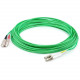 AddOn Patch Network Cable - 32.81 ft Network Cable for Network Device - Patch Cable - Green - TAA Compliance AOT-SC-LC10MOM3G