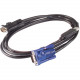 APC - Keyboard / video / mouse (KVM) cable - USB, HD-15 (VGA) to HD-15 (VGA) - 6 ft - for P/N: AP5201, AP5202, AP5808, AP5816, KVM1116R AP5253