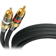 Startech.Com Premium Audio Cable - 30ft - 2 x RCA, 2 x RCA - Audio Cable External - Black - 30 ft - 1 x RCA Male Audio - 1 x RCA Male Audio - Black AUDIORCA30