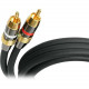 Startech.Com Premium Audio Cable - 30ft - 2 x RCA, 2 x RCA - Audio Cable External - Black - 30 ft - 1 x RCA Male Audio - 1 x RCA Male Audio - Black AUDIORCA30