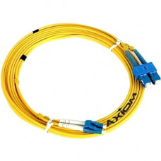 Axiom LC/SC Singlemode Duplex OS2 9/125 Fiber Optic Cable 9m - TAA Compliant - Fiber Optic for Network Device - 29.53 ft - 2 x LC Male - 2 x SC Male Network - 9/125 &micro;m - Yellow AXG94693