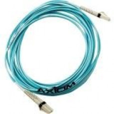 Axiom LC/SC 10G Multimode Duplex OM3 50/125 Fiber Optic Cable 8m - TAA Compliant - Fiber Optic for Network Device - 26.25 ft - 2 x LC Male Network - 2 x SC Male - 50/125 &micro;m - Aqua AXG94515
