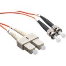 Axiom Fiber Optic Duplex Network Cable - 39.37 ft Fiber Optic Network Cable for Network Device - First End: 2 x SC Male Network - Second End: 2 x ST Male Network - 62.5/125 &micro;m - Orange - TAA Compliant AXG94606