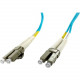 Axiom LC/LC Multimode Duplex OM4 50/125 Fiber Optic Cable 10m - TAA Compliant - Fiber Optic for Network Device - 32.81 ft - 2 x LC Male Network - 2 x LC Male Network - 50/125 &micro;m - Aqua AXG94385