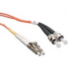 Axiom Fiber Optic Duplex Network Cable - 19.69 ft Fiber Optic Network Cable for Network Device - First End: 2 x LC Male Network - Second End: 2 x ST Male Network - 62.5/125 &micro;m - Orange - TAA Compliant AXG94567