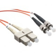 Axiom Fiber Optic Duplex Network Cable - 49.21 ft Fiber Optic Network Cable for Network Device - First End: 2 x SC Male Network - Second End: 2 x ST Male Network - 62.5/125 &micro;m - Orange - TAA Compliant AXG94607