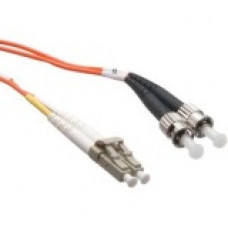 Axiom Fiber Optic Duplex Network Cable - 26.25 ft Fiber Optic Network Cable for Network Device - First End: 2 x LC Male Network - Second End: 2 x ST Male Network - 50/125 &micro;m - Orange - TAA Compliant AXG94647