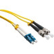 Axiom Fiber Optic Duplex Network Cable - 98.43 ft Fiber Optic Network Cable for Network Device - First End: 2 x LC Male Network - Second End: 2 x ST Male Network - 9/125 &micro;m - Yellow - TAA Compliant AXG94705