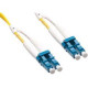Axiom Fiber Optic Duplex Network Cable - 295.28 ft Fiber Optic Network Cable for Network Device - First End: 2 x LC Male Network - Second End: 2 x LC Male Network - 9/125 &micro;m - Yellow - TAA Compliant - TAA Compliance AXG96195