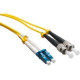 Axiom Fiber Optic Duplex Network Cable - 295.28 ft Fiber Optic Network Cable for Network Device - First End: 2 x LC Male Network - Second End: 2 x ST Male Network - 9/125 &micro;m - Yellow - TAA Compliant - TAA Compliance AXG96697