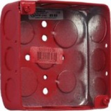 Bosch BB-R Surface Backbox, 4x4x1.5", Red - Red - Steel BB-R