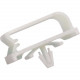 Panduit Cable Clip - Natural, White - 200 Pack - Nylon 6.6 - TAA Compliance BECP75H25-T