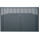 Middle Atlantic Products Door Panel - Plexiglas - Black - 25U Rack Height - 46.7" Height - 21.9" Width BPFD-25