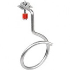 Panduit Bridle Ring, 2.00" (50.8mm) dia., With Powder Actuated Fastener. - Silver - 50 Pack - Carbon Steel, Zinc BR-2.0-PAF