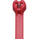 Panduit Dome-Top Cable Tie - Red - 1000 Pack - 50 lb Loop Tensile - Nylon 6.6 - TAA Compliance BT2S-M2