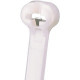 Panduit Dome-Top Cable Tie - White - 1000 Pack - 50 lb Loop Tensile - Nylon 6.6 - TAA Compliance BT2S-M10